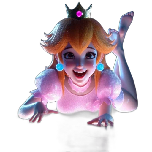 crown, creature, staff, face transparent PNG cut-out