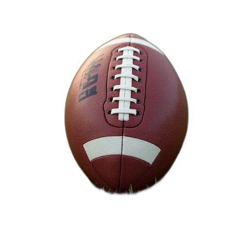weapon, photorealistic, 3d render, pigskin transparent PNG cut-out
