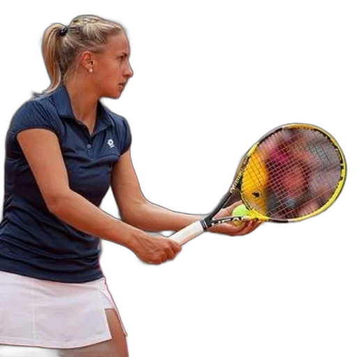 photorealistic, female, tennis, player transparent PNG cut-out