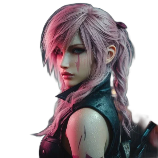 face, dragon, hair, concept art transparent PNG cut-out
