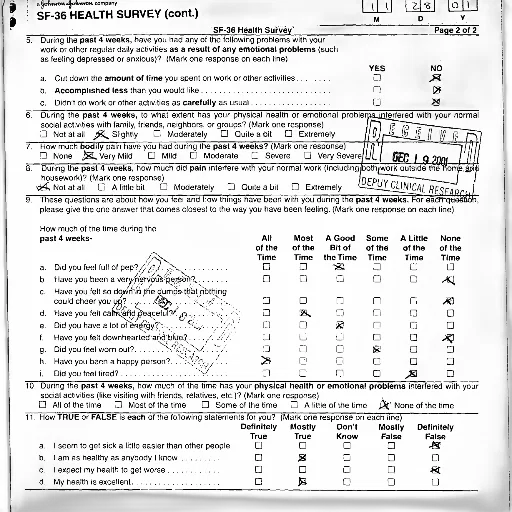 page, sf-36, health, survey transparent PNG cut-out