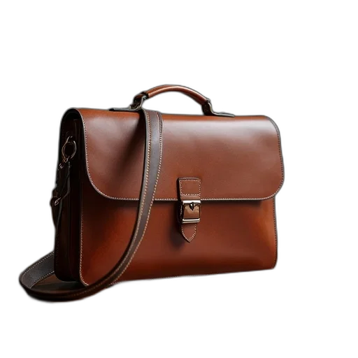 leather, laptop, case transparent PNG cut-out