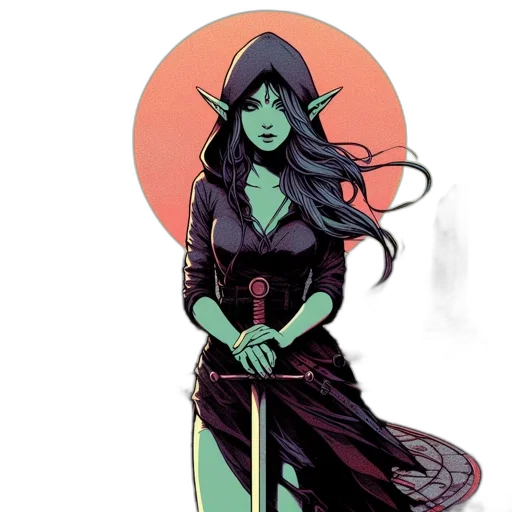 staff, comic book art, fantasy art, concept art transparent PNG cut-out