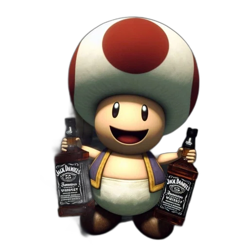 bottle, hat, concept art, pixel art transparent PNG cut-out