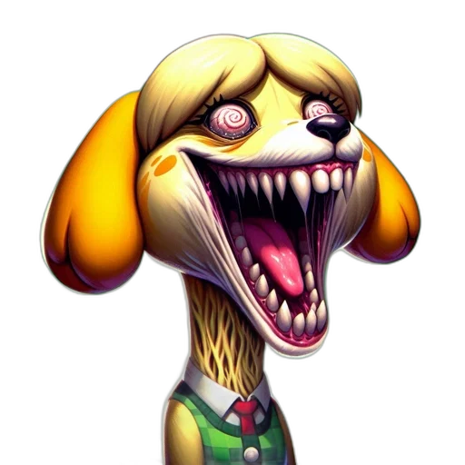creature, animal, staff, face transparent PNG cut-out