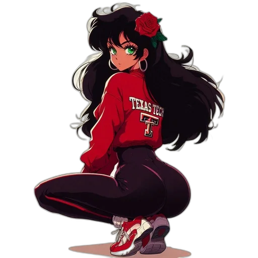jacket, staff, flower, crown transparent PNG cut-out