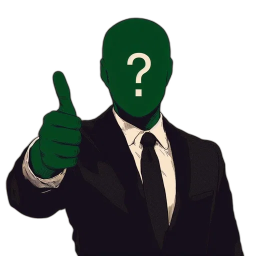 staff, face, mask, green transparent PNG cut-out