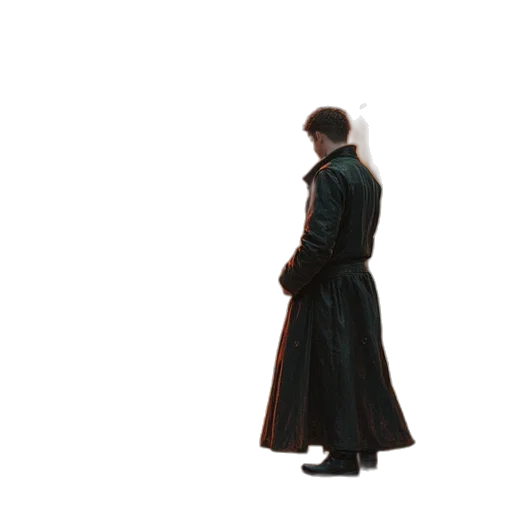 jacket, staff, sword, weapon transparent PNG cut-out