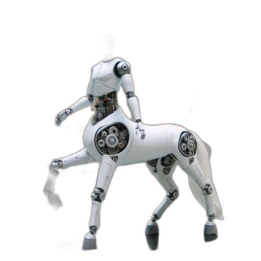robot, animal, 3d render, concept art transparent PNG cut-out