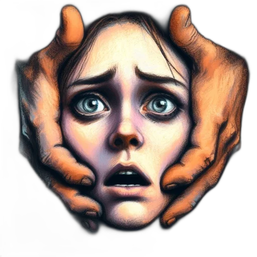 face, mask, creature, concept art transparent PNG cut-out