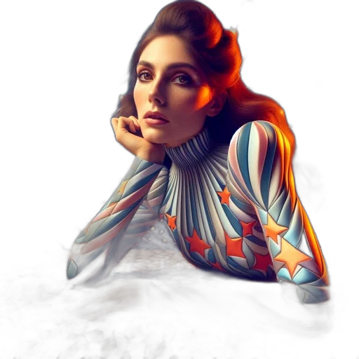 dress, jewelry, face, jacket transparent PNG cut-out