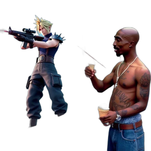 weapon, staff, jacket, sword transparent PNG cut-out