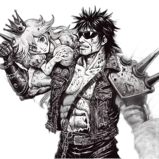 jacket, weapon, animal, dragon transparent PNG cut-out