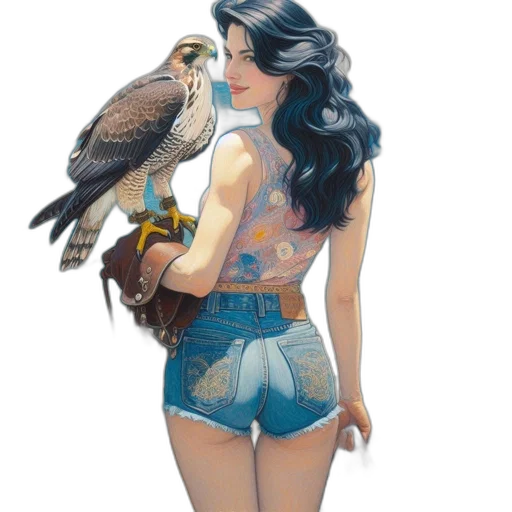 dress, animal, fantasy art, concept art transparent PNG cut-out