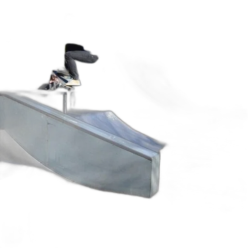 3d render, skateboarder, performs, trick transparent PNG cut-out