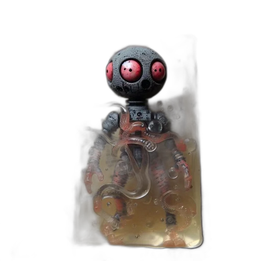 robot, jewelry, creature, bottle transparent PNG cut-out