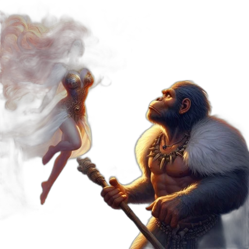 concept art, fantasy art, comic book art, photorealistic transparent PNG cut-out