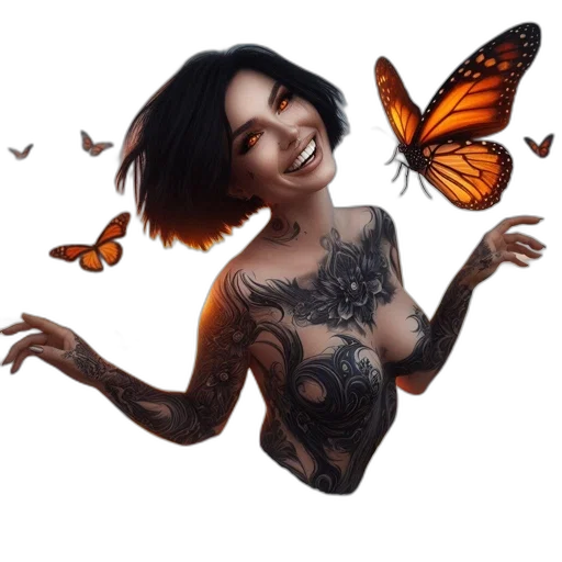 creature, dress, fantasy art, concept art transparent PNG cut-out
