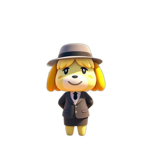 staff, hat, animal, jacket transparent PNG cut-out