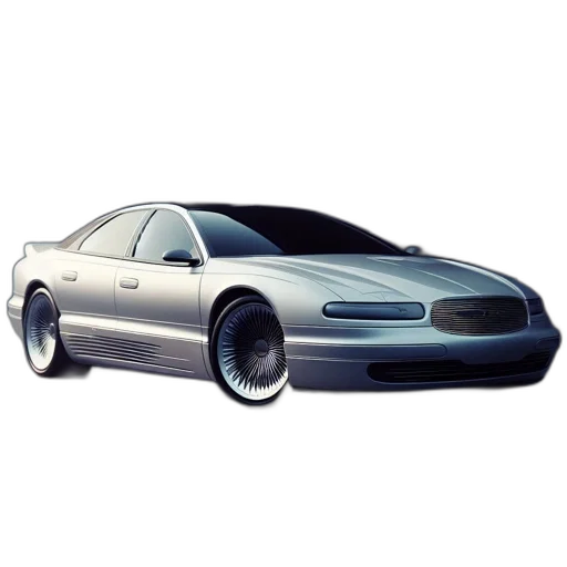 car, photorealistic, 3d render, concept art transparent PNG cut-out