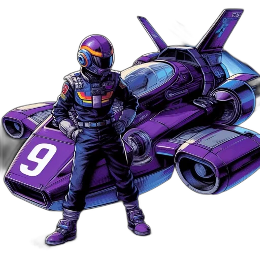 car, jacket, robot, weapon transparent PNG cut-out