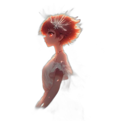 hair, creature, crown, dress transparent PNG cut-out