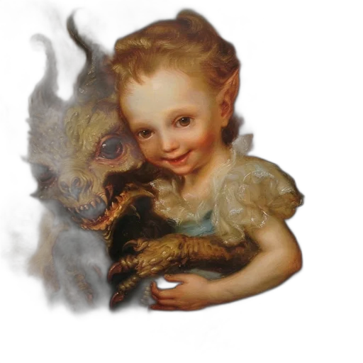 dragon, creature, face, mask transparent PNG cut-out