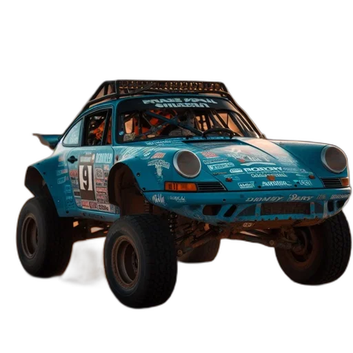 car, robot, 3d render, concept art transparent PNG cut-out
