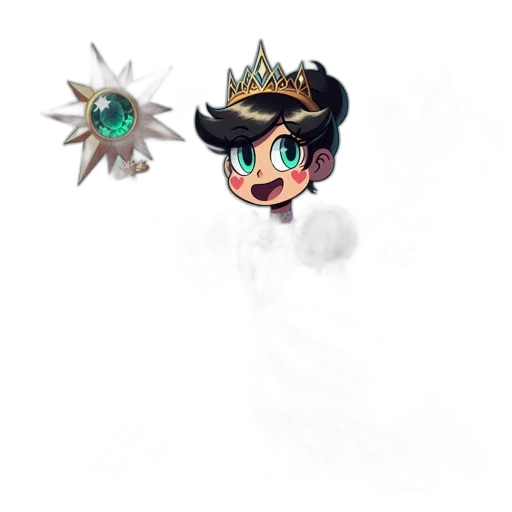crown, staff, weapon, hat transparent PNG cut-out
