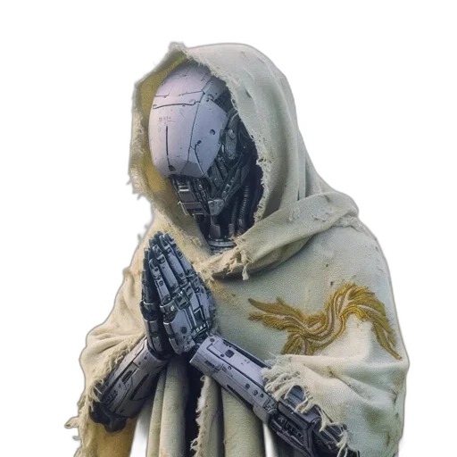 jacket, mask, weapon, sword transparent PNG cut-out