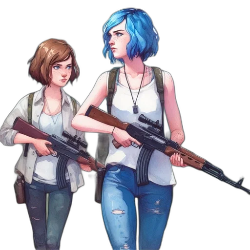 weapon, concept art, pixel art, comic book art transparent PNG cut-out