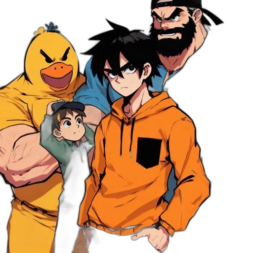 jacket, mask, animal, anime transparent PNG cut-out