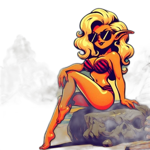 concept art, pixel art, comic book art, cartoon transparent PNG cut-out