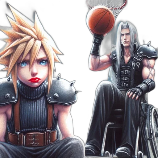concept art, comic book art, fantasy art, anime transparent PNG cut-out