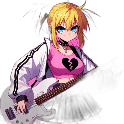 jacket, weapon, staff, anime transparent PNG cut-out