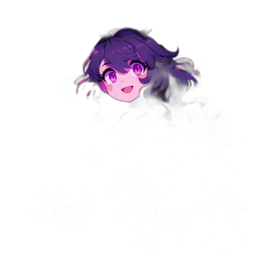 creature, weapon, face, hair transparent PNG cut-out
