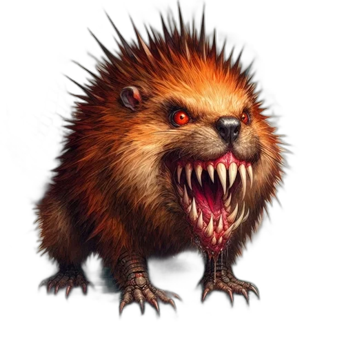 creature, animal, concept art, photorealistic transparent PNG cut-out
