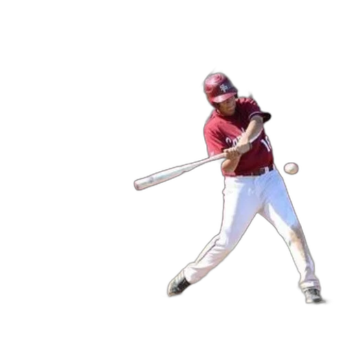 weapon, 3d render, baseball, player transparent PNG cut-out