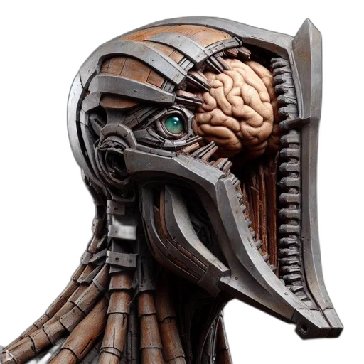 mask, robot, face, creature transparent PNG cut-out