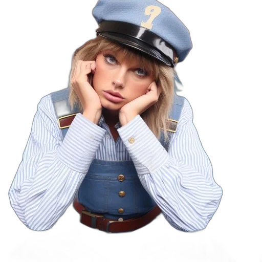 hat, jacket, face, robot transparent PNG cut-out