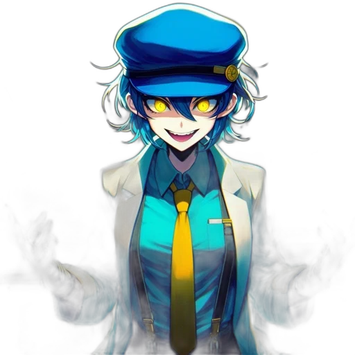 staff, hat, mask, jacket transparent PNG cut-out