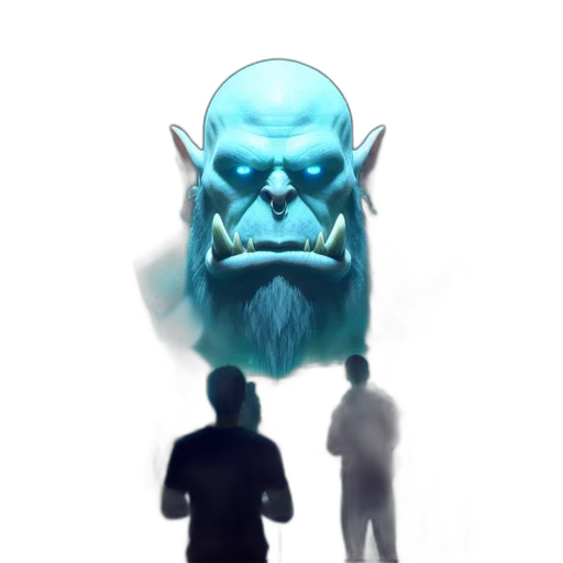 mask, face, creature, staff transparent PNG cut-out