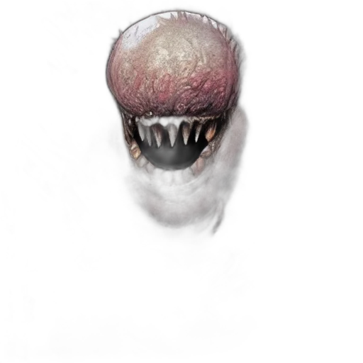 creature, mask, face, staff transparent PNG cut-out
