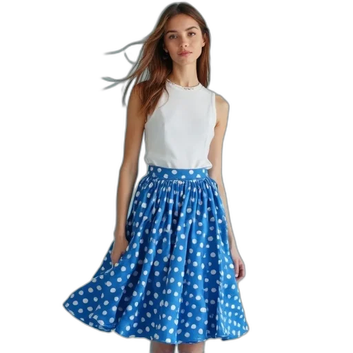 dress, blue, monochrome, model transparent PNG cut-out