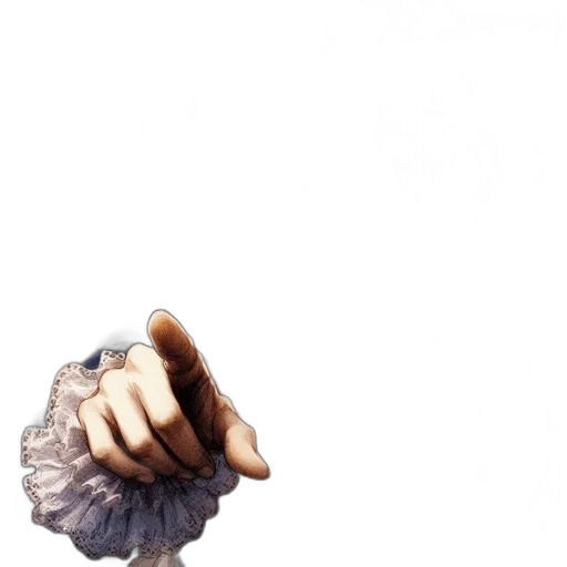 weapon, hair, face, jewelry transparent PNG cut-out