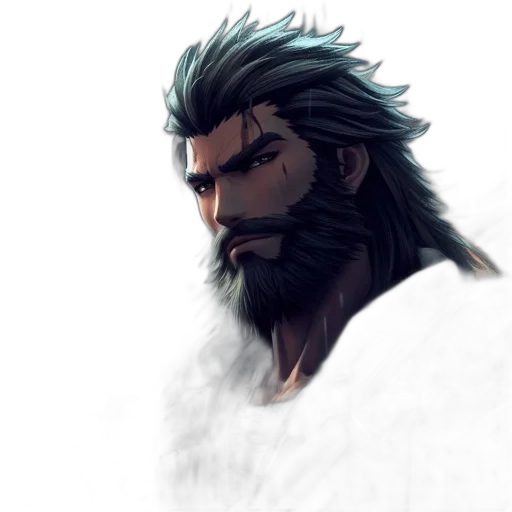 dragon, face, sword, staff transparent PNG cut-out