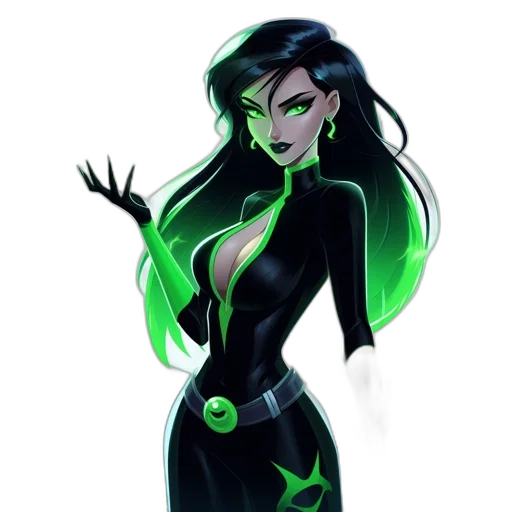 dress, staff, comic book art, concept art transparent PNG cut-out