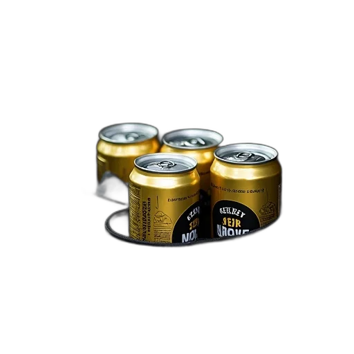 bottle, food, crown, 3d render transparent PNG cut-out