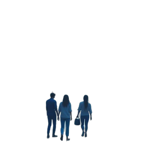 umbrella, staff, robot, jacket transparent PNG cut-out