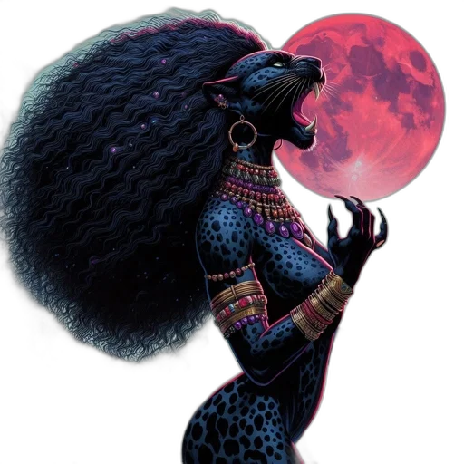 hair, creature, dress, fantasy art transparent PNG cut-out